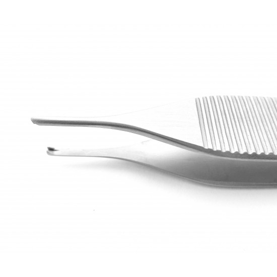 Adson Delicate Tissue Forceps Fine (1×2 Teeth) Straight 12 cm
