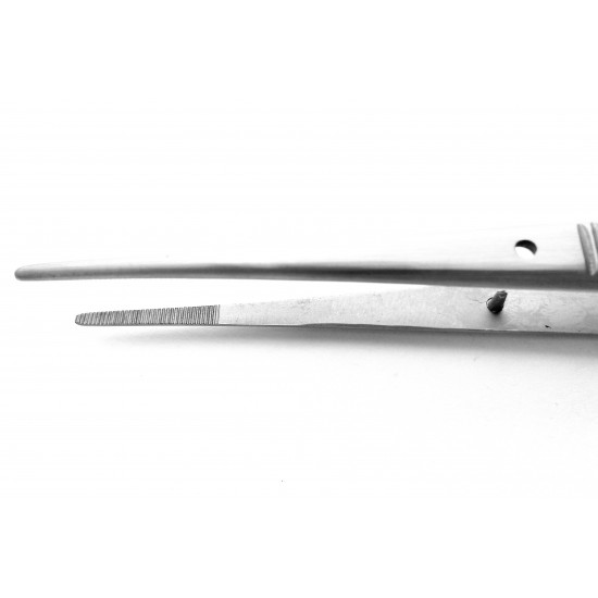 Delicate Dissecting Forceps Straight serrated With Lock 15 cm
