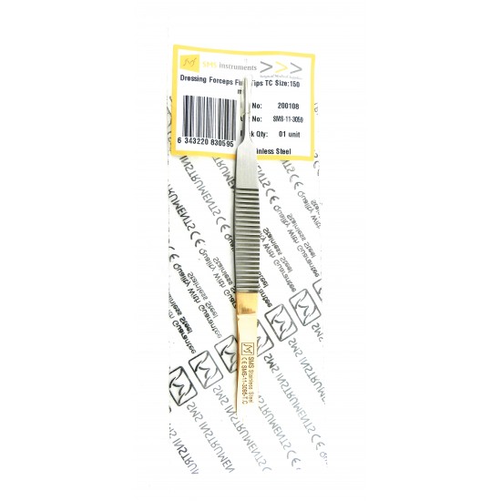 Dressing Forceps Fine Tips Tungsten carbide 150 mm TC