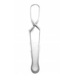 Schadeal Towel Forceps Curved 8.5 cm 