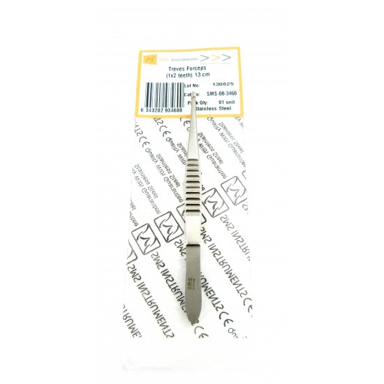 Treves Forceps (1x2 teeth) 13 cm