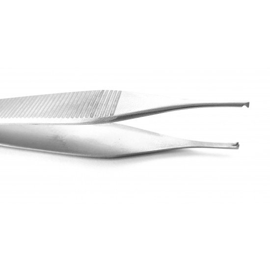 Adson Delicate Tissue Forceps 1×2 Teeth Straight 12 cm
