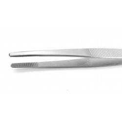 Standard Dissecting Forceps Serrated Straight 14.5 cm