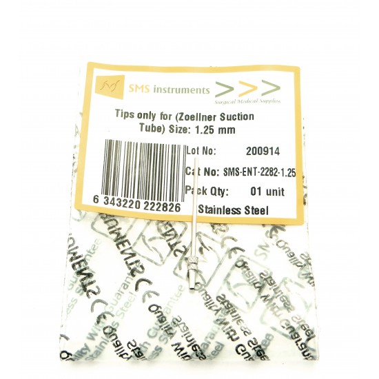 Zoellner Suction Tips only 1.25mm