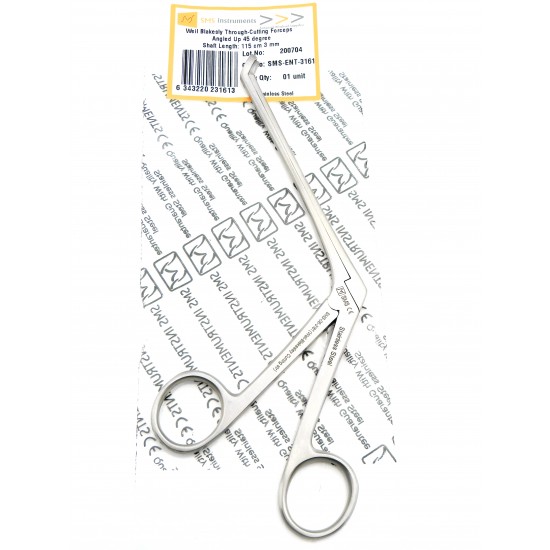 Blakesley Through Cutting Forceps 195 mm 45 degree