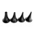 Hartmann Ear Specula Black chromium plated Inner Diam