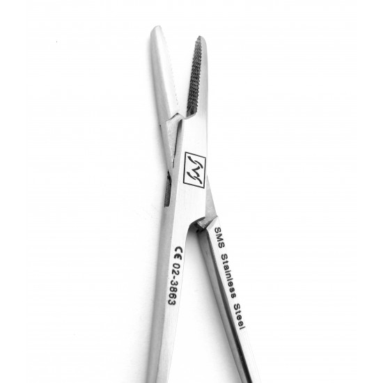 Webster Needle Holder Straight 125 mm with slight serration