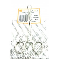 Backhaus Towel Clamps Curved Pointed 135 mm