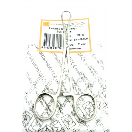 Backhaus Towel Clamps Curved Pointed 135 mm