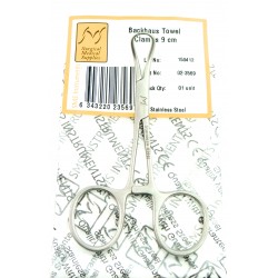 Backhaus Towel Clamps Curved Pointed 9 cm