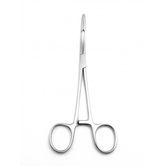 Gross Sponge Forceps Curved With Ratchet 20 cm