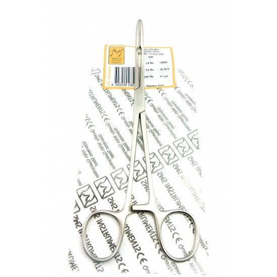 Gross Sponge Forceps Curved With Ratchet 20 cm