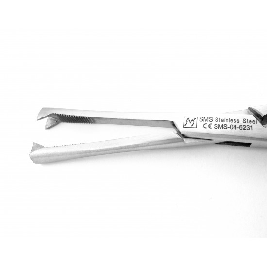 Museux Uterine Tenaculum Forceps Straight 200 mm 2x2 sharp teeth