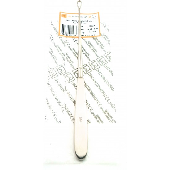 Sims Uterine Curettes 255 mm 8.5mm