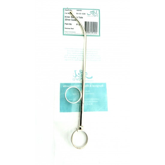 Kilner Suction tube (Silver Coated)