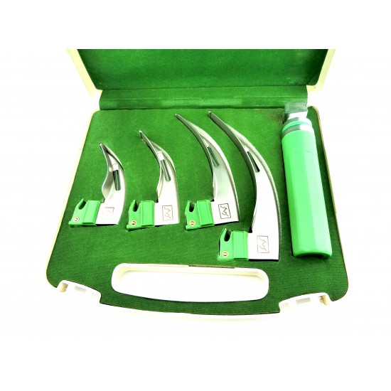 Fiber Optic Laryngoscopes Plastic Handles Standard