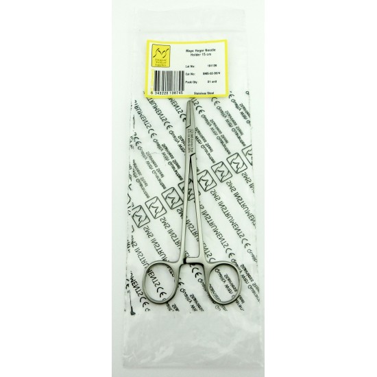 Mayo Hegar Needle Holder Cross Serrated Straight 15 cm