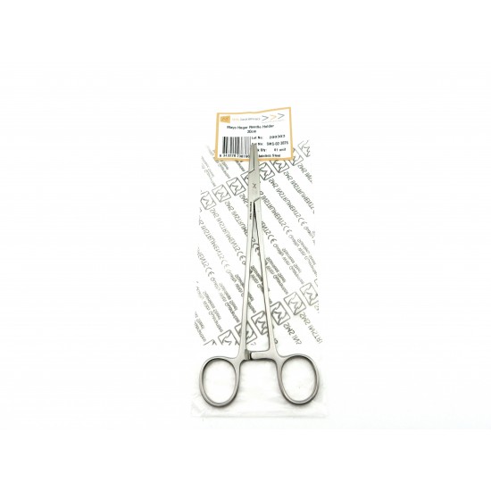 Mayo Hegar Needle Holder Cross Serrated Straight 20 cm