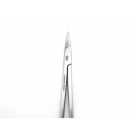 Mayo Hegar Needle Holder Cross Serrated Curved 18 cm