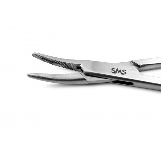 Mayo Hegar Needle Holder Cross Serrated Curved 18 cm