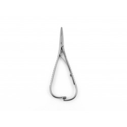 Mathieu Needle Holder Straight  with cross Serrated 14 cm