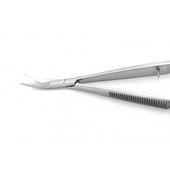 Micro Iris Scissors Sharp Point Curved 11 cm