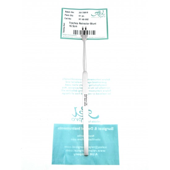 Trachea Retractors Blunt 16.5 cm narrow Prong