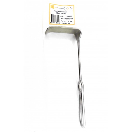Langenbeck Retractors 225mm, (80x40mm)