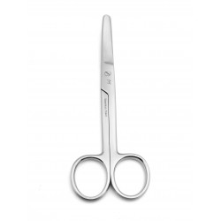 Standard Scissors Blunt Blunt Curved 15 cm Stainless Steel