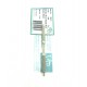 Dental Standard Mirror Handle No. 2 Double Ended Stainless Steel
