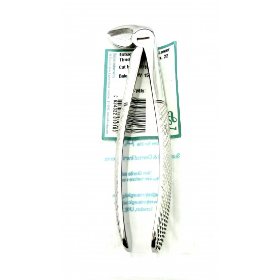 Dental Extracting Forceps English Lower Molars Figure 22