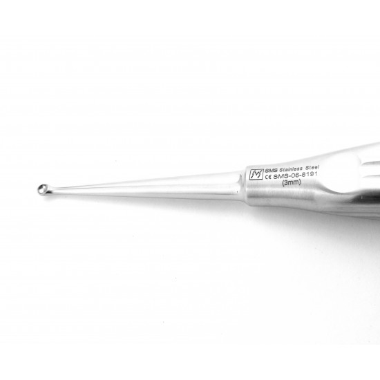 Bruns Bone Curettes 165 mm 3mm