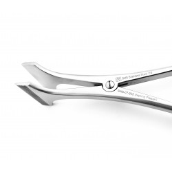 Henning Plaster Spreader 2 Flat Blades Outside Serrated, 270 mm